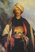 Robert Scott Lauder David Roberts dressed in oriental clothing Sweden oil painting artist